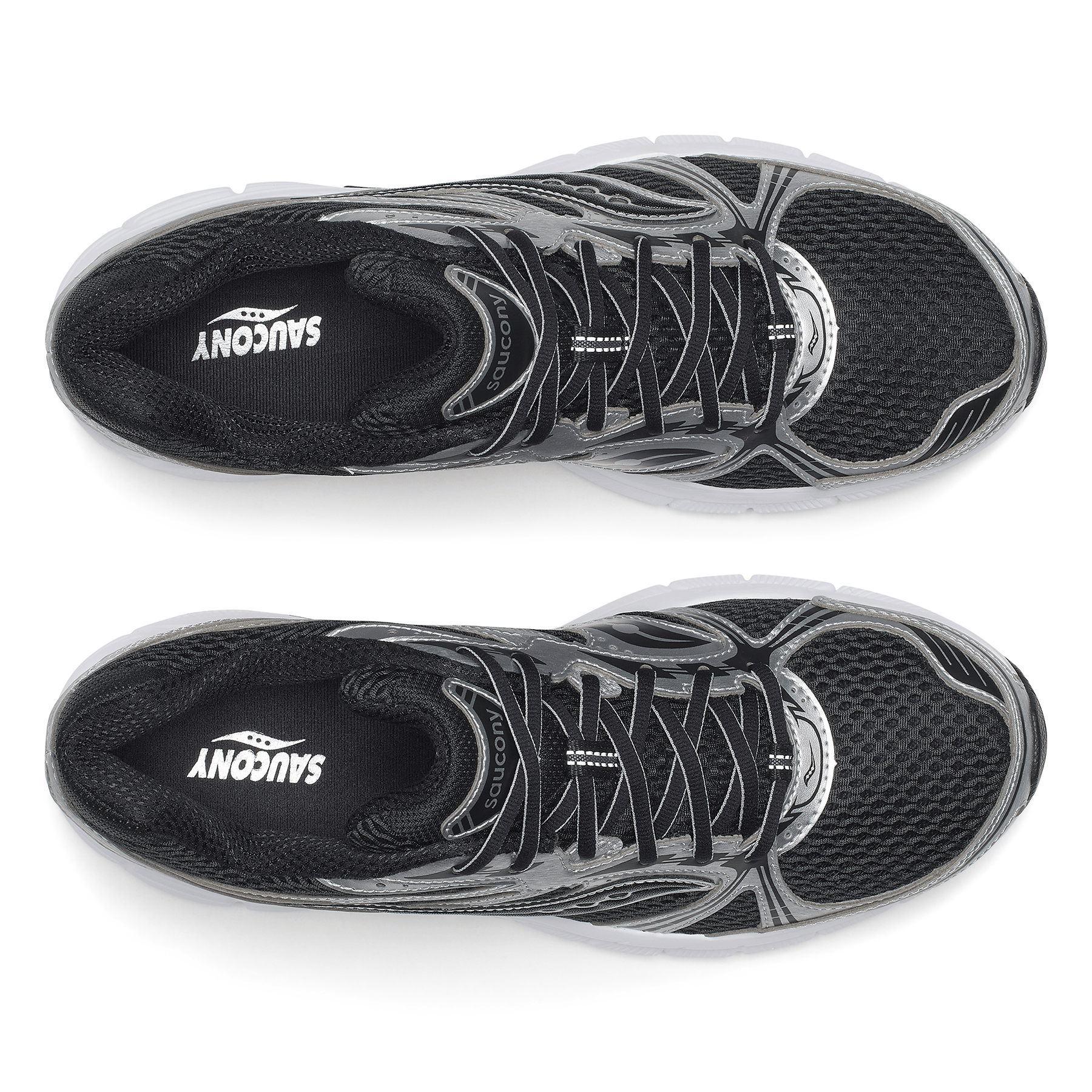 Saucony Grid Legacy 'Silver Black' — UK 1 — Detail View