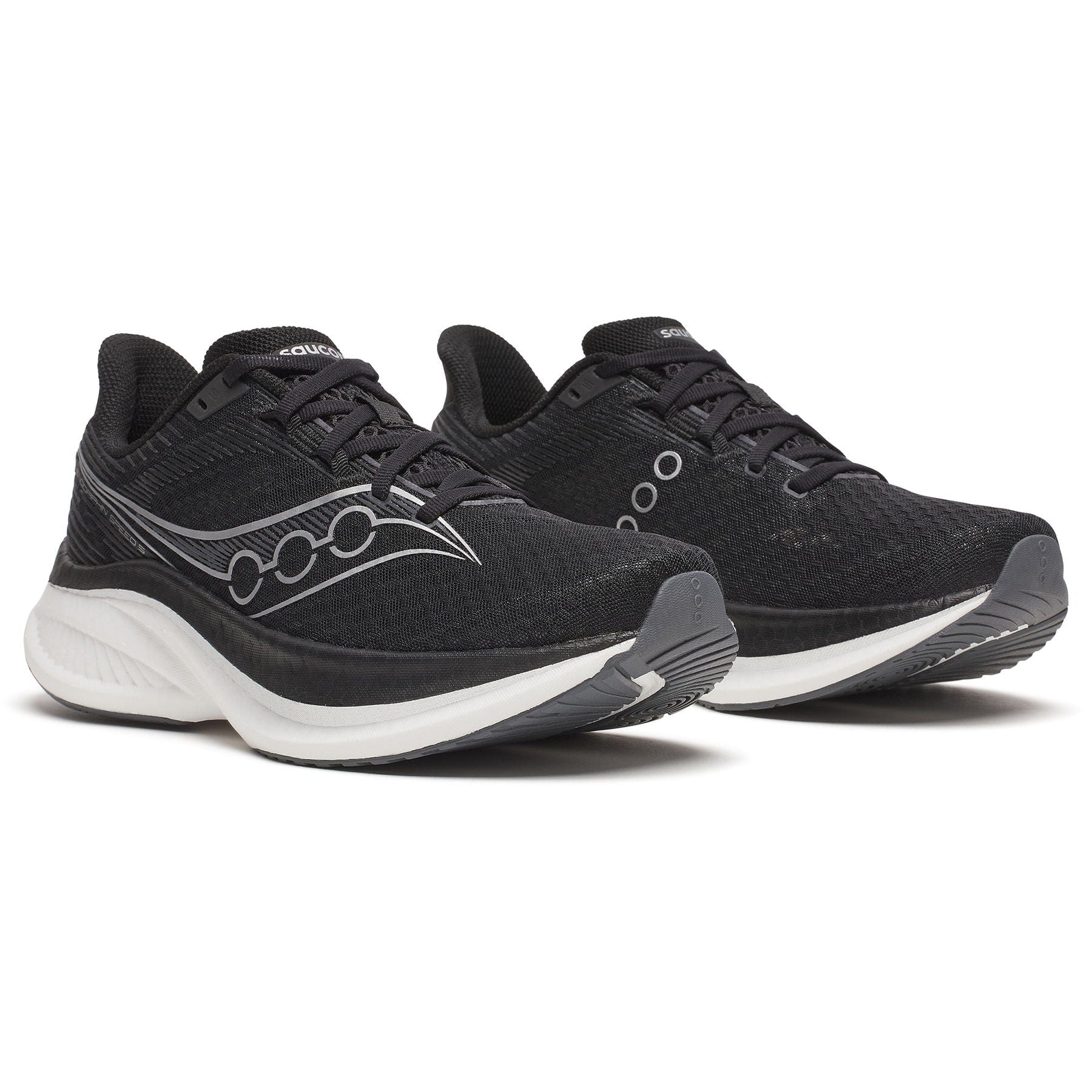 Saucony Endorphin Speed 5 'Black White' — UK 1 — Back View