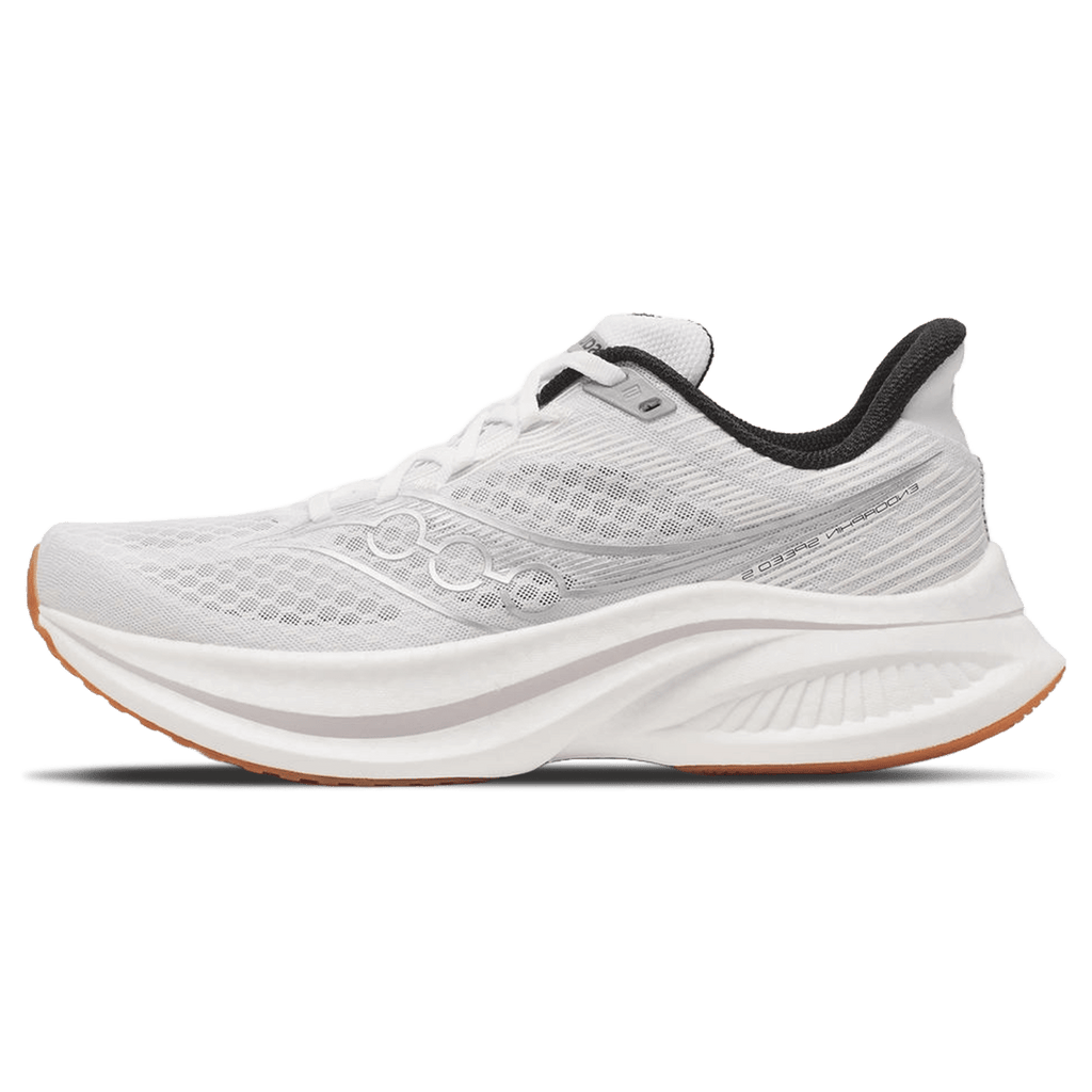 Saucony Endorphin Speed 5 'White Gum' — UK 1 — Front View