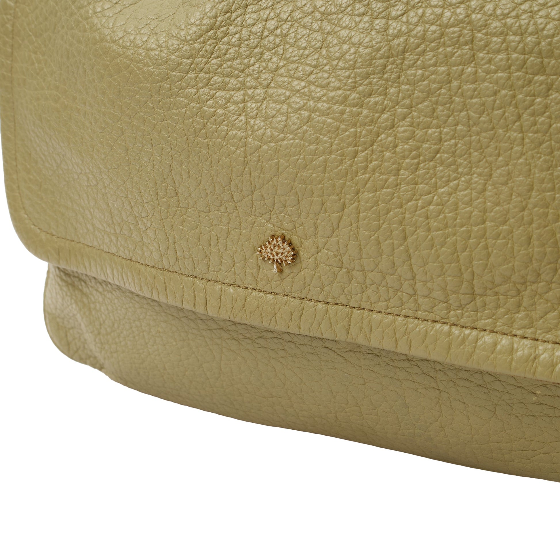 Mulberry Shoulder Bag Evelina Satchel in Summer Khaki, Leather — Lifestyle View