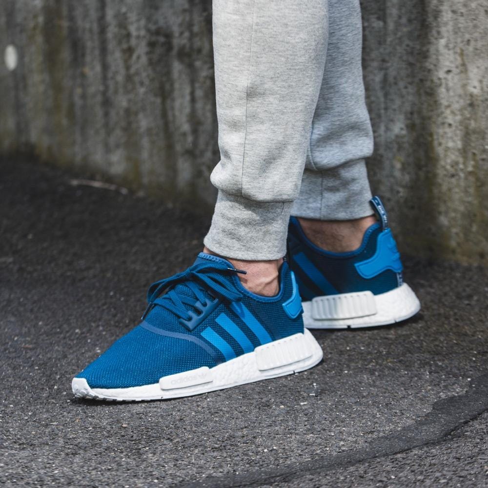 Adidas NMD_R1 'Unity Blue' — UK 3.5 | EU 36 | US 4 — Lifestyle View