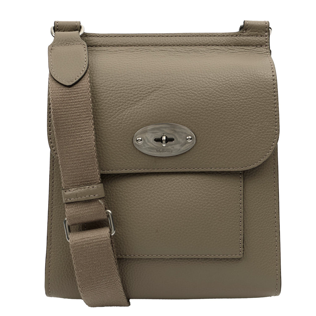 Mulberry Cross Body Antony - Small in Solid Grey, Calfskin Leather — Alternate View 7