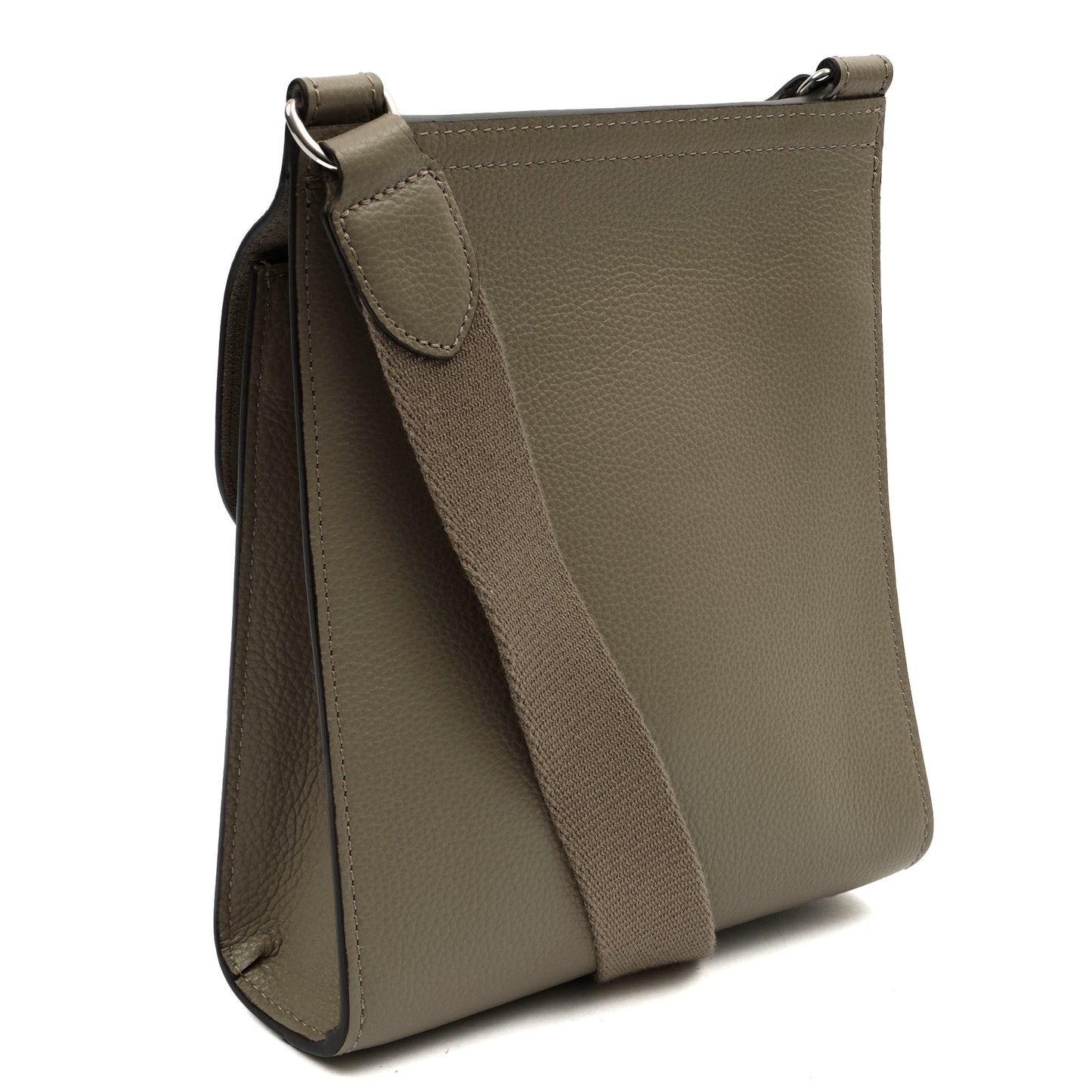 Mulberry Cross Body Antony - Small in Solid Grey, Calfskin Leather — Side View
