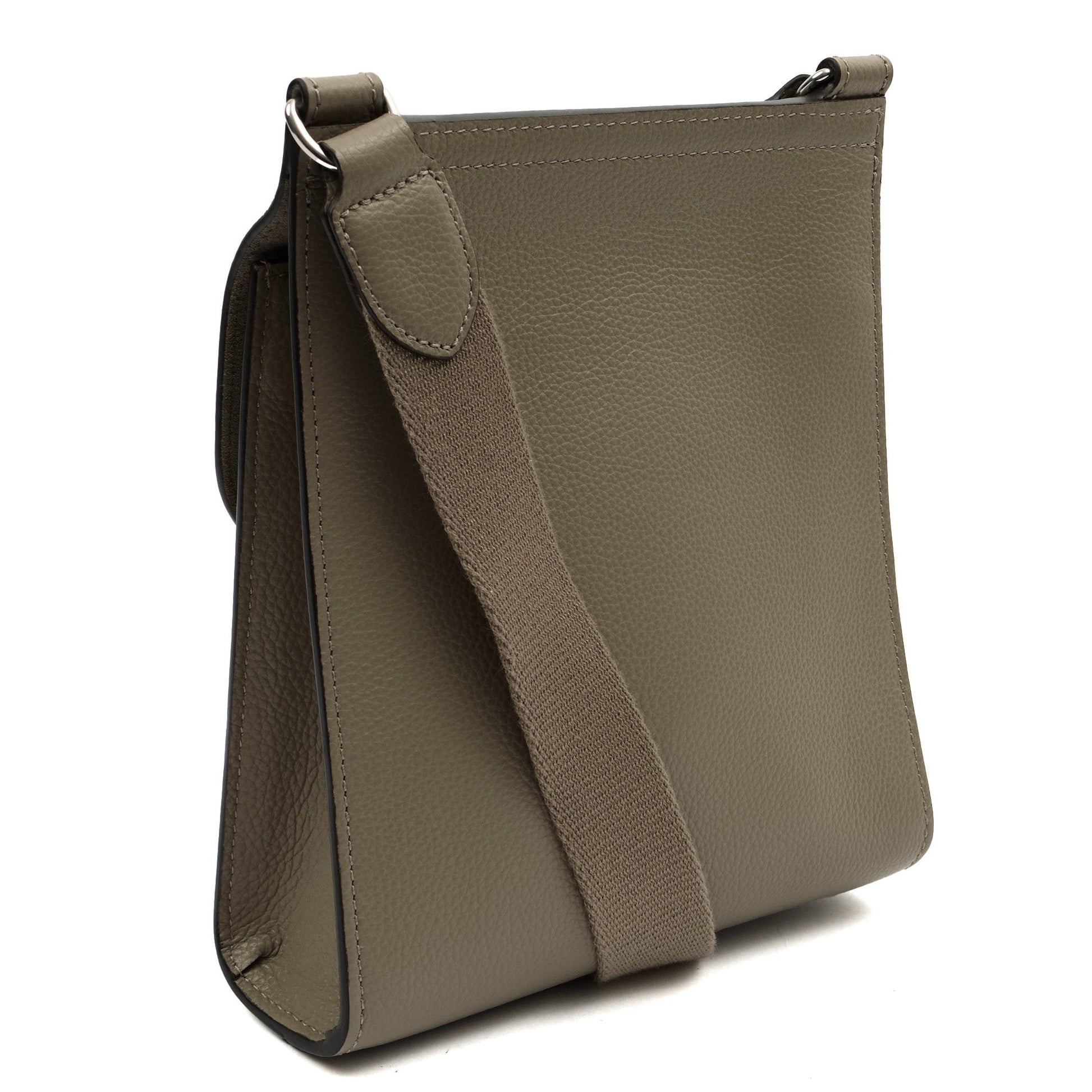 Mulberry Cross Body Antony - Small in Solid Grey, Calfskin Leather — Side View