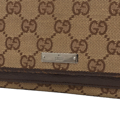 Gucci Wallet Wallet in GG Supreme, GG Canvas — Side View