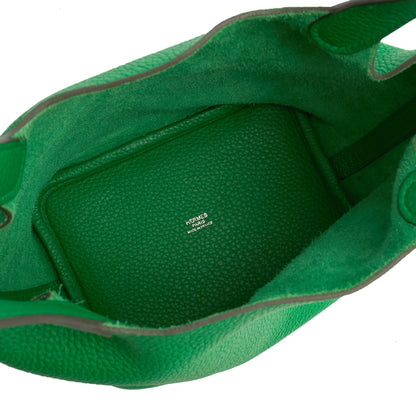 Hermes Picotin 18 in Bambou, Clemence Leather — Alternate View 16