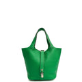 Hermes Picotin 18 in Bambou, Clemence Leather — Front View