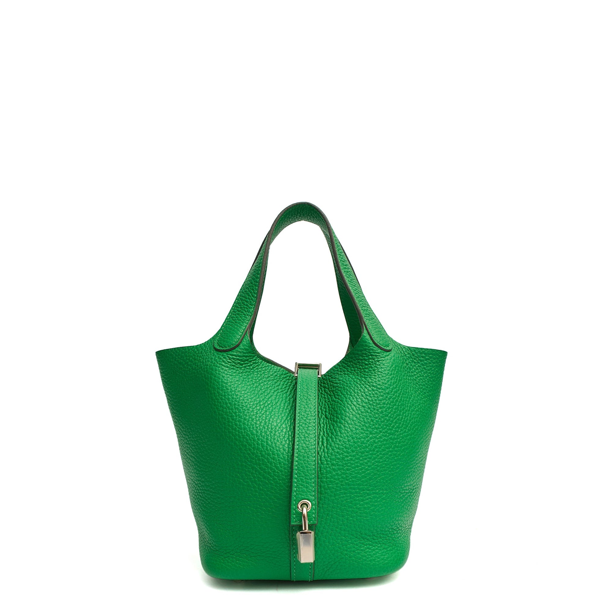 Hermes Picotin 18 in Bambou, Clemence Leather — Alternate View 17