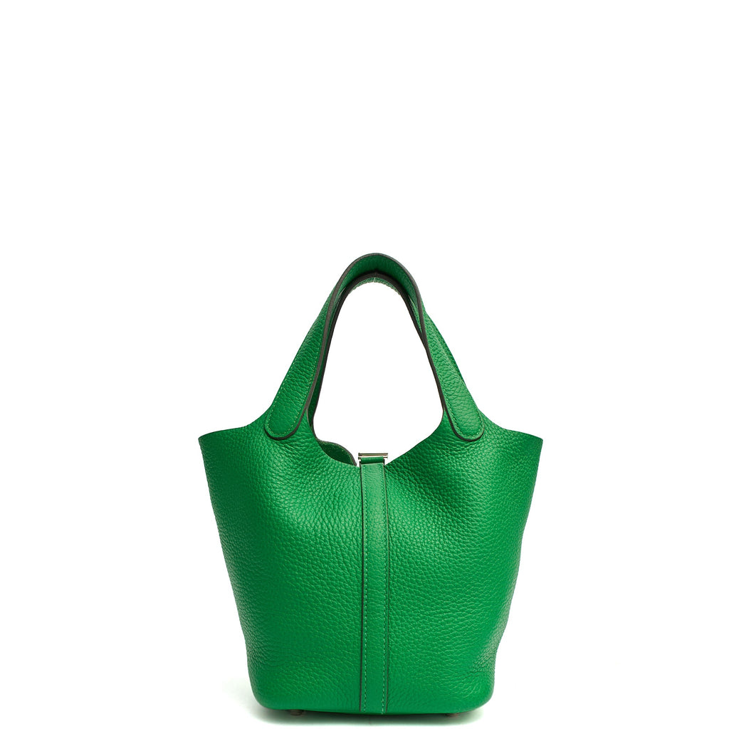 Hermes Picotin 18 in Bambou, Clemence Leather — Alternate View 19