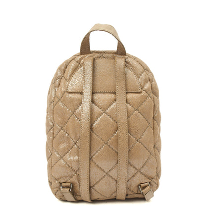 Stella McCartney Backpack Falabella Go Backpack in Metallic, Vegan Leather — Alternate View 11