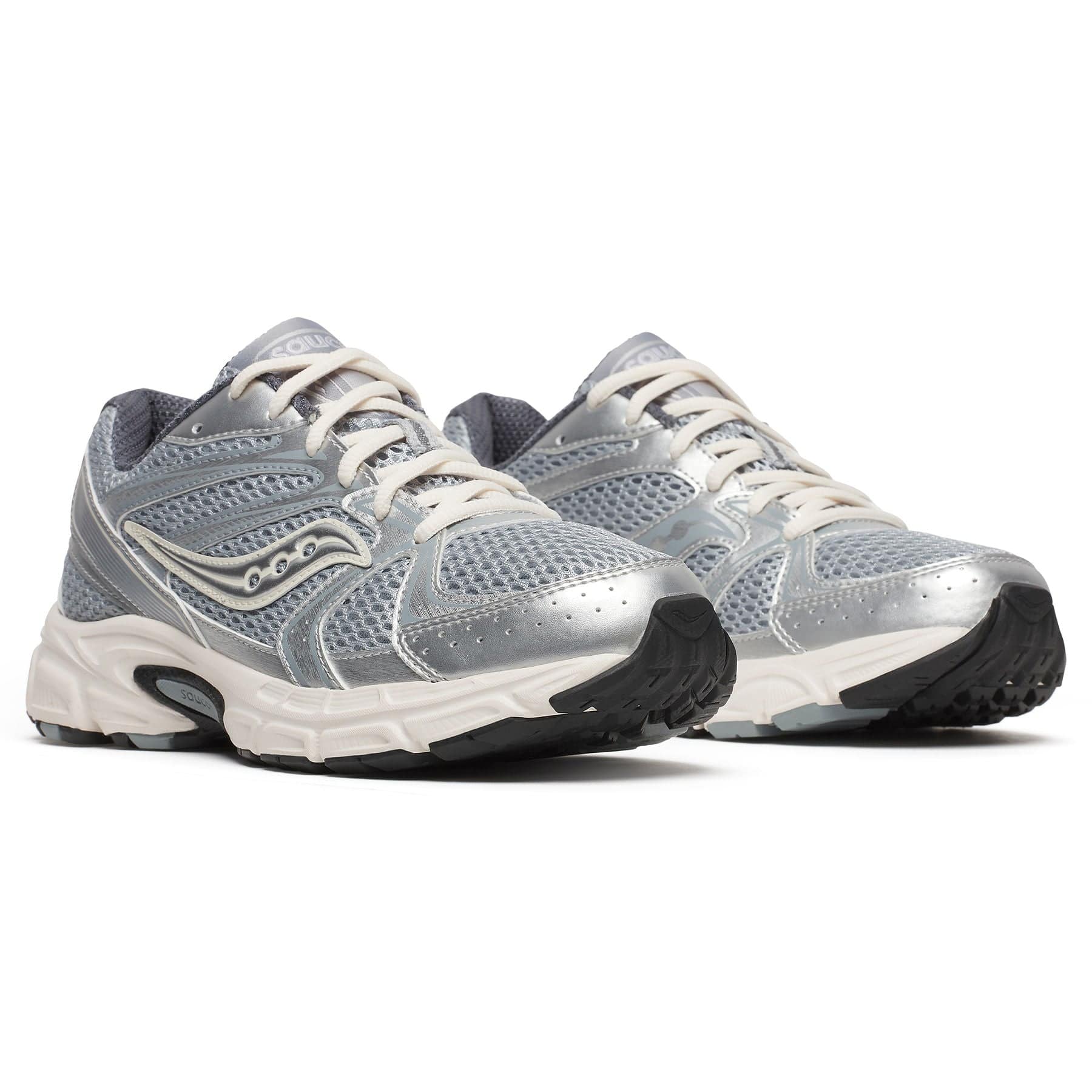 Saucony Ride Millennium Wmns 'Silver Cream' — UK 2.5 | EU 35.5 | US 5 — Back View