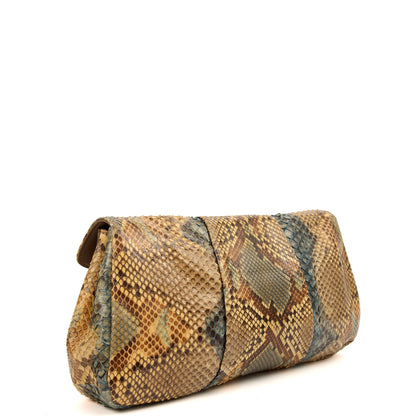 Anya Hindmarch Clutch Clutch in Neutral, Python Leather — Alternate View 9