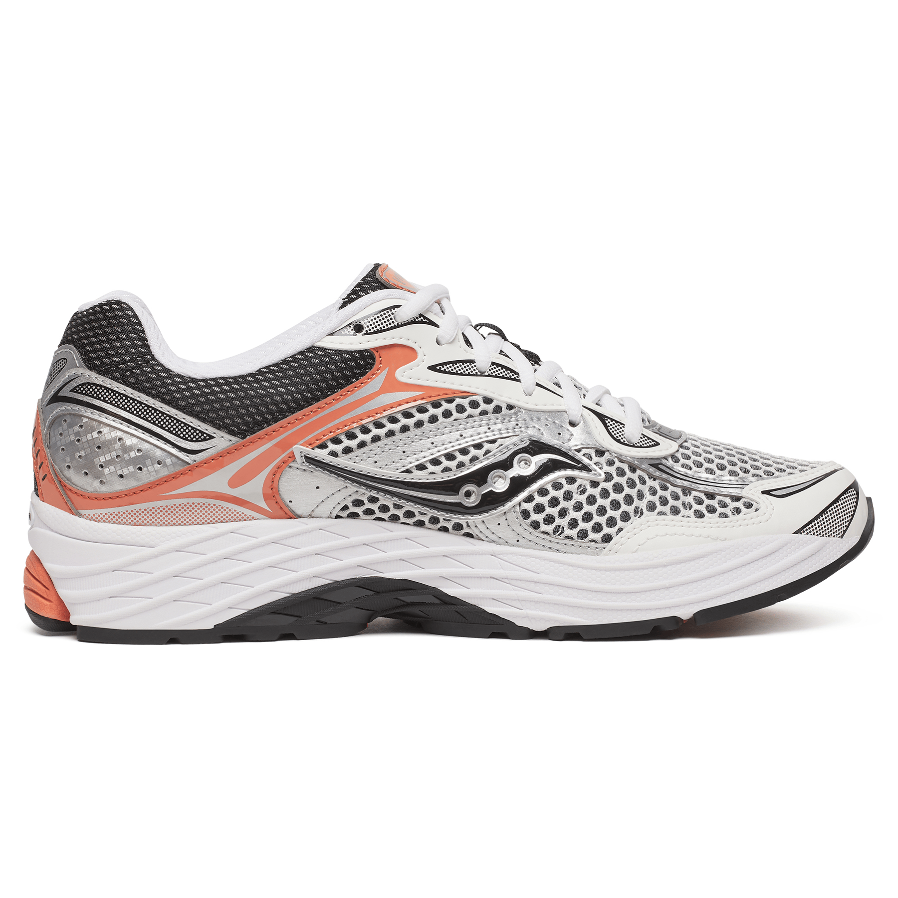 Saucony Progrid Omni 9 OG 'Silver Orange' — UK 1 — Side View