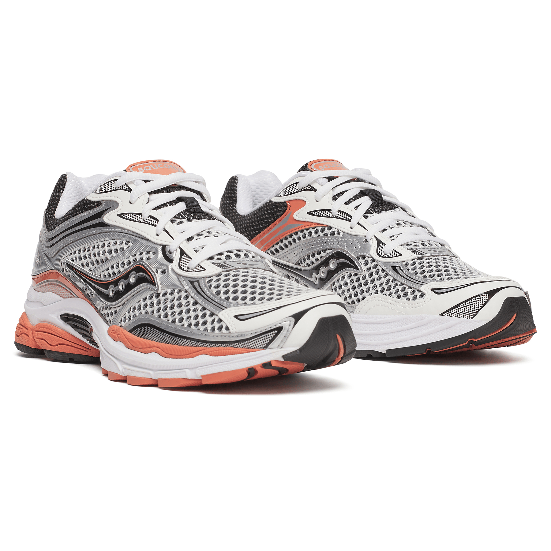Saucony Progrid Omni 9 OG 'Silver Orange' — UK 1 — Back View
