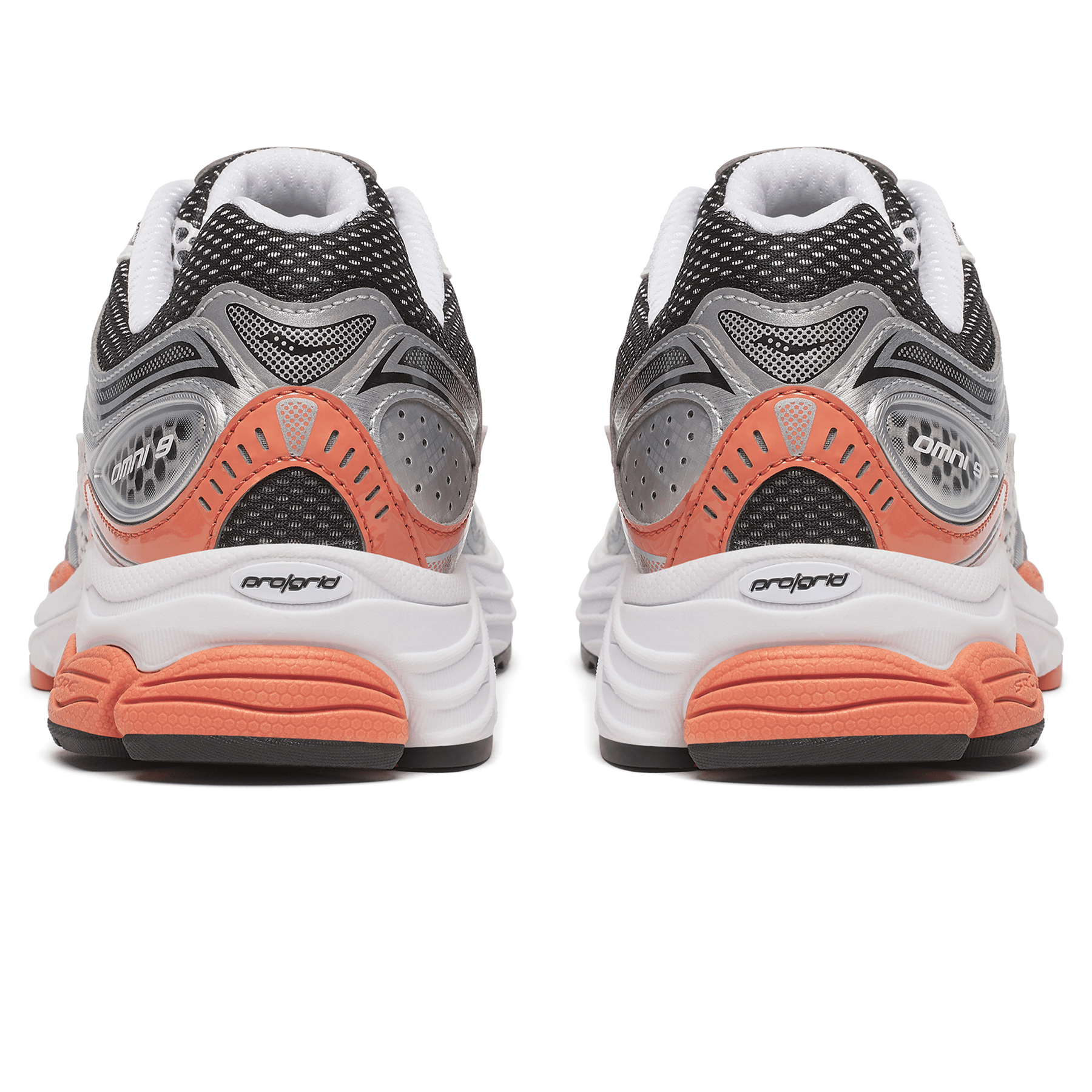 Saucony Progrid Omni 9 OG 'Silver Orange' — UK 1 — Top View