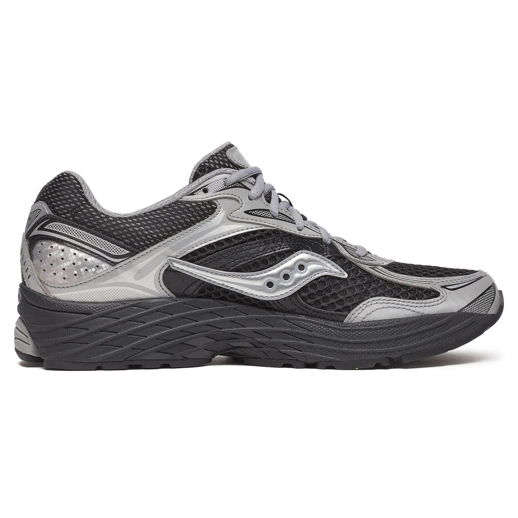 Saucony Progrid Omni 9 'Black Silver' — UK 1 — Side View