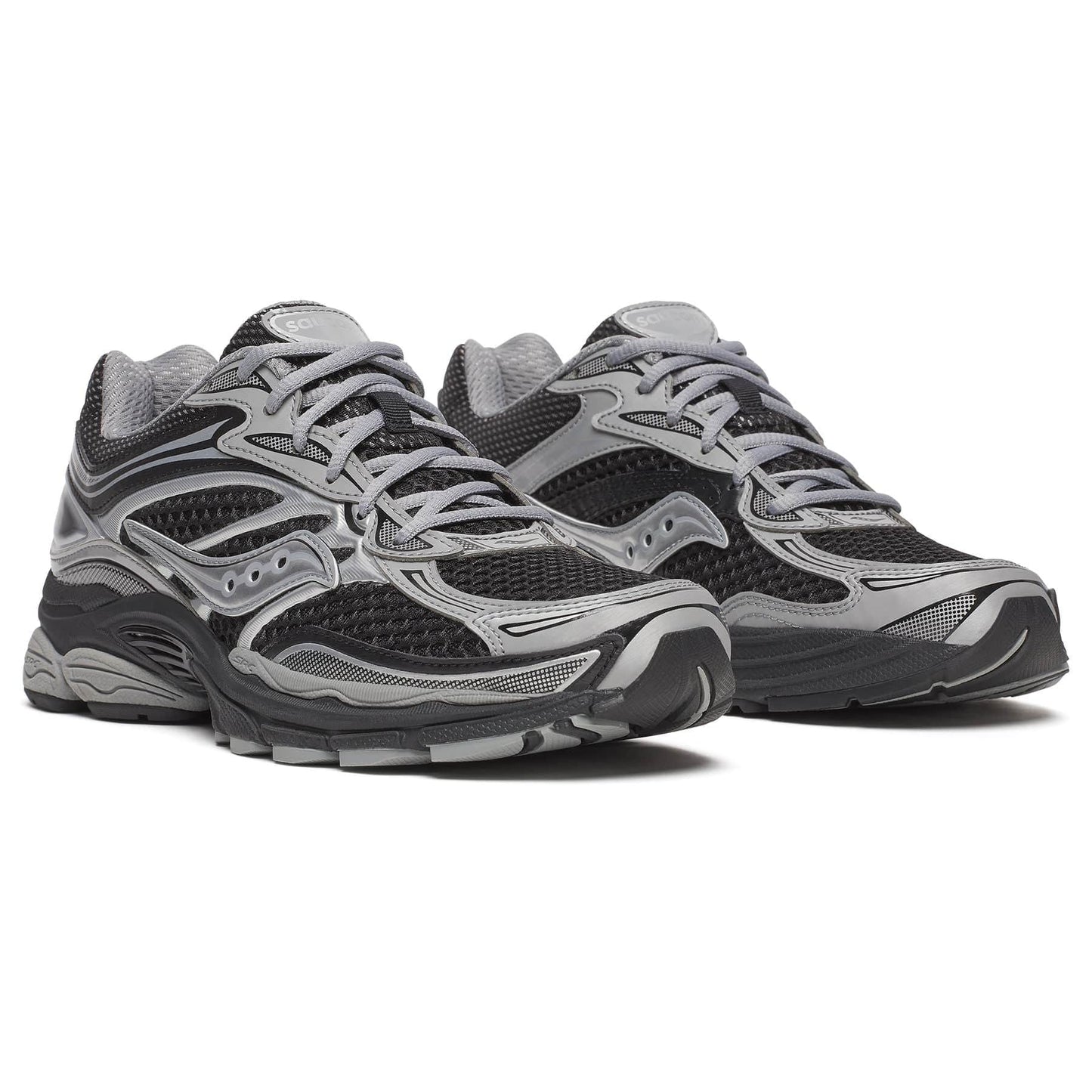 Saucony Progrid Omni 9 'Black Silver' — UK 1 — Top View