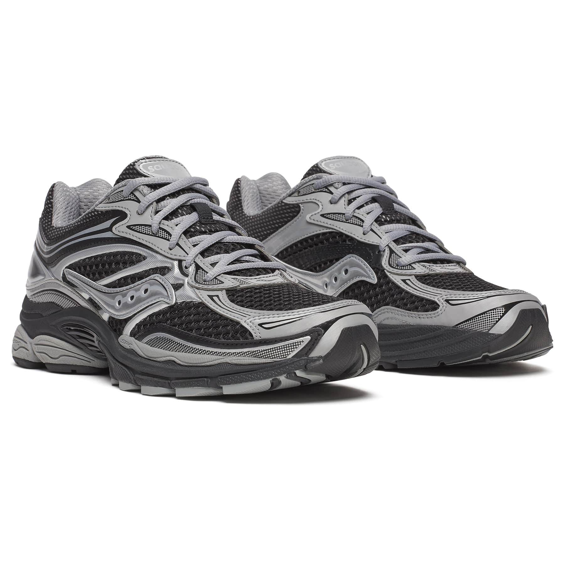 Saucony Progrid Omni 9 'Black Silver' — UK 1 — Top View