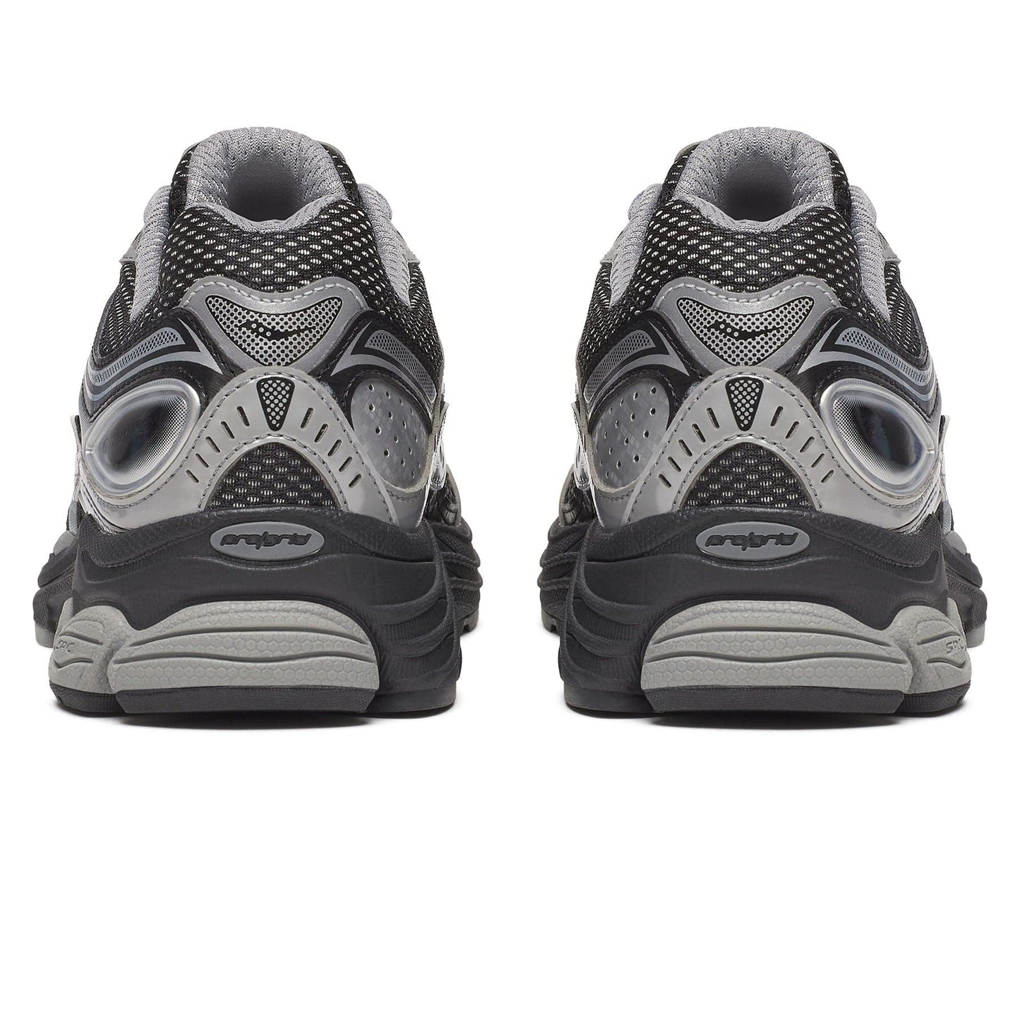 Saucony Progrid Omni 9 'Black Silver' — UK 1 — Back View