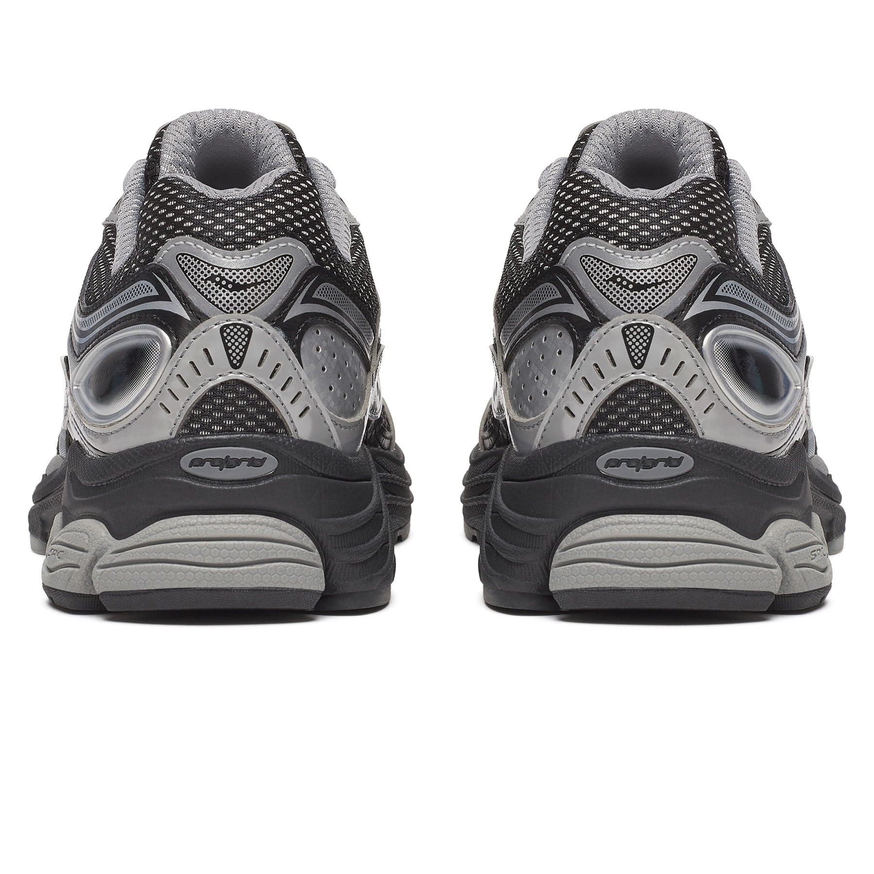 Saucony Progrid Omni 9 'Black Silver' — UK 1 — Back View