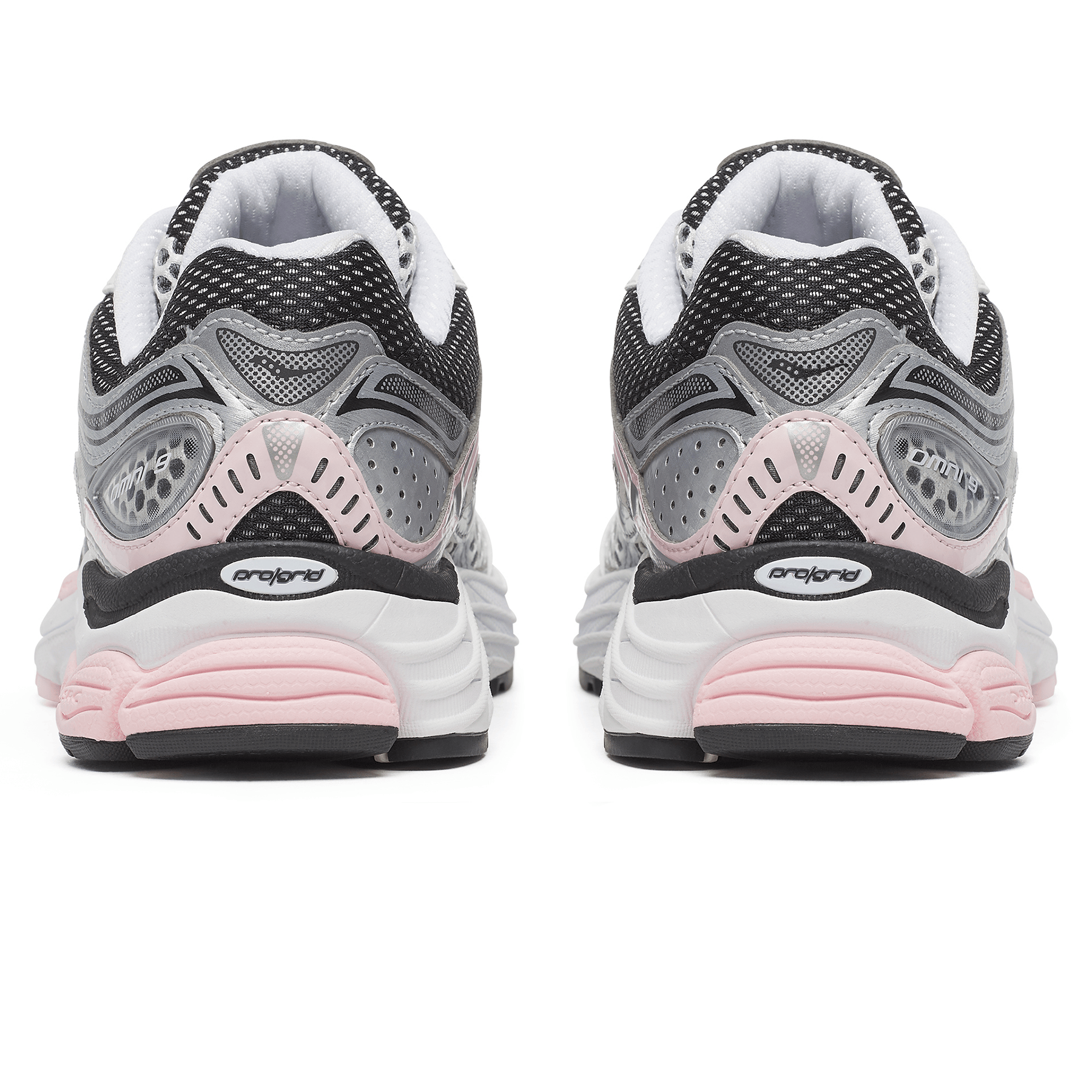 Saucony Progrid Omni 9 'Silver Pink' — UK 1 — Top View