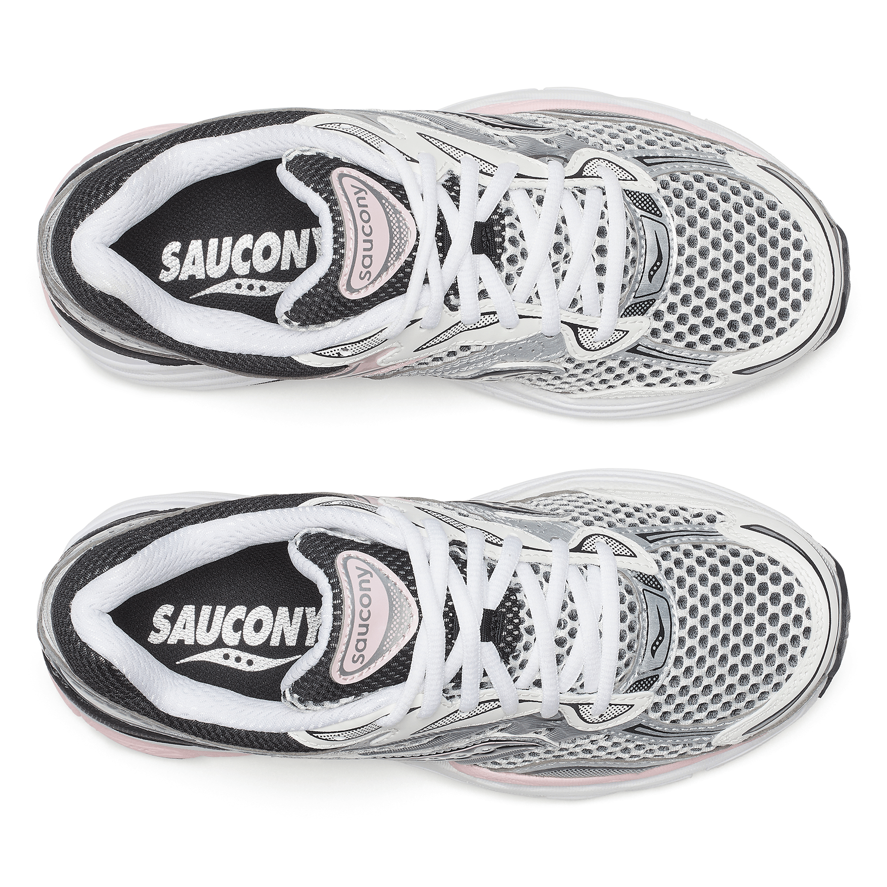 Saucony Progrid Omni 9 'Silver Pink' — UK 1 — Detail View