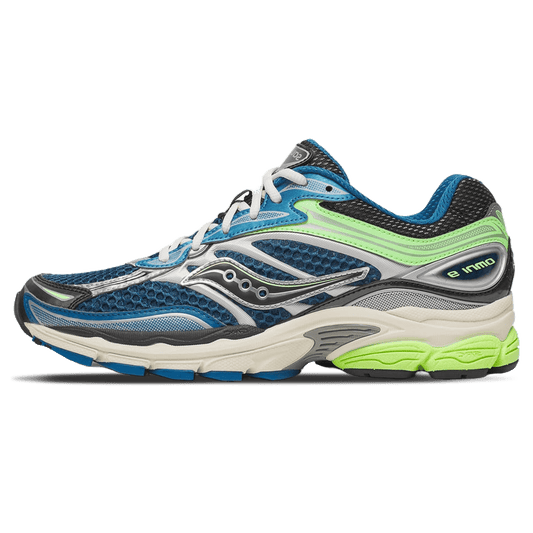 Saucony Progrid Omni 9 'Blue Lime' — UK 1 — Front View