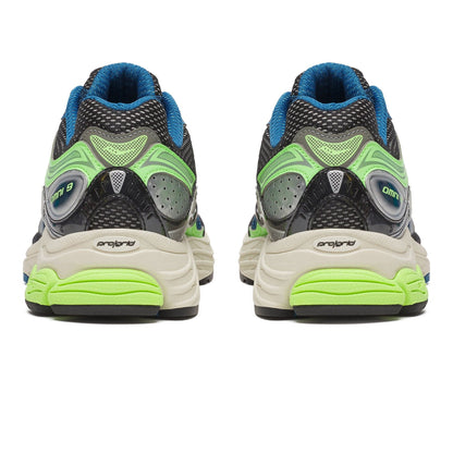 Saucony Progrid Omni 9 'Blue Lime' — UK 1 — Back View