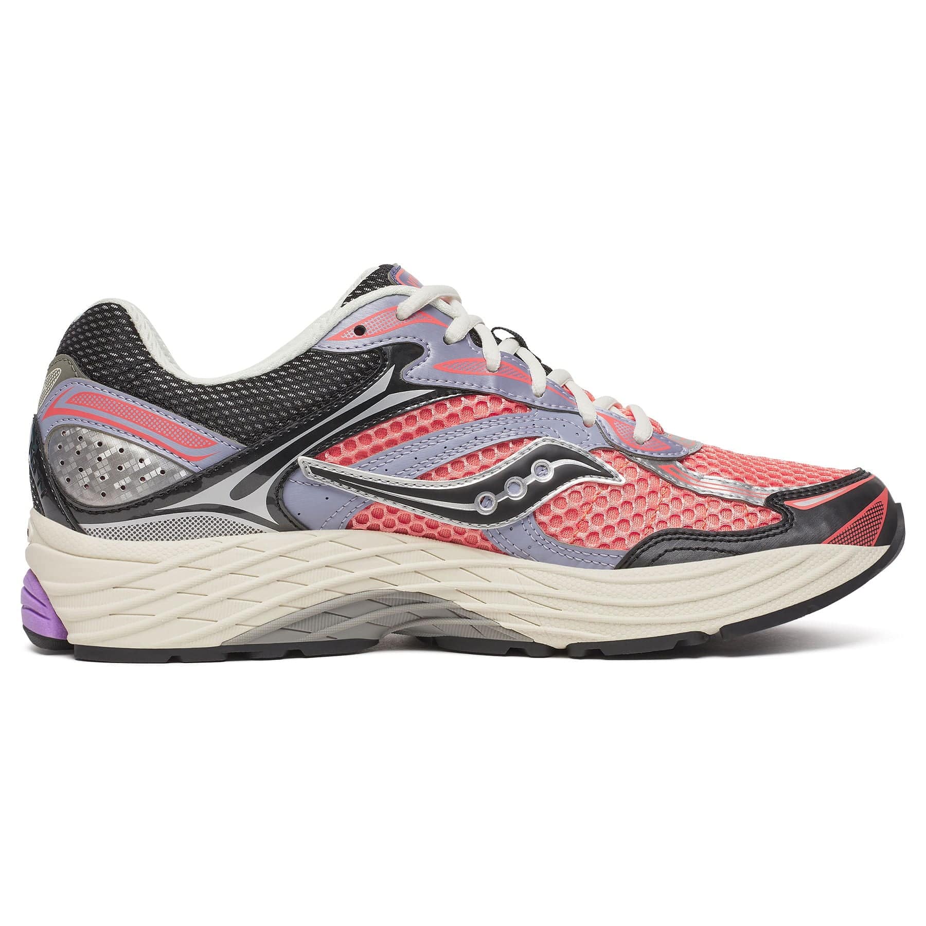 Saucony ProGrid Omni 9 'Pink Purple' — UK 1 — Side View