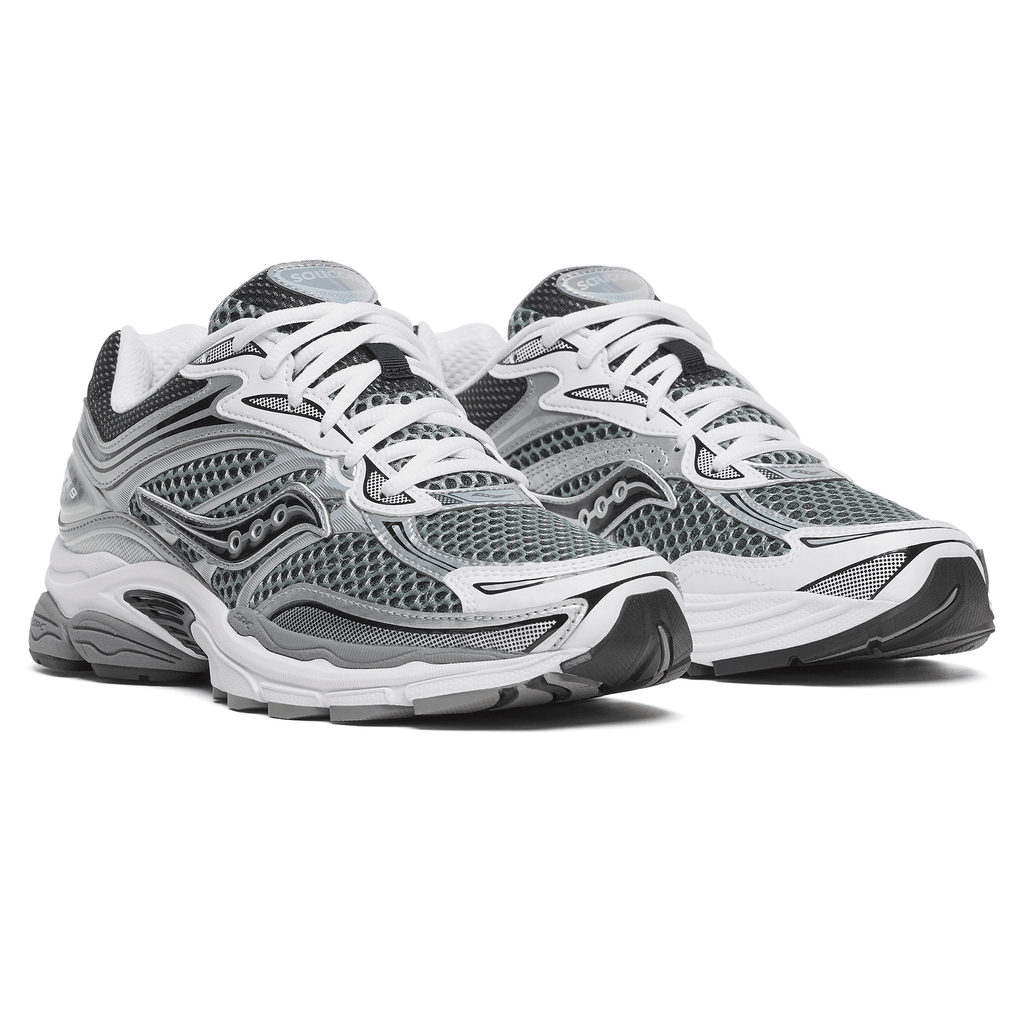 Saucony Progrid Omni 9 'Grey Silver' — UK 1 — Back View