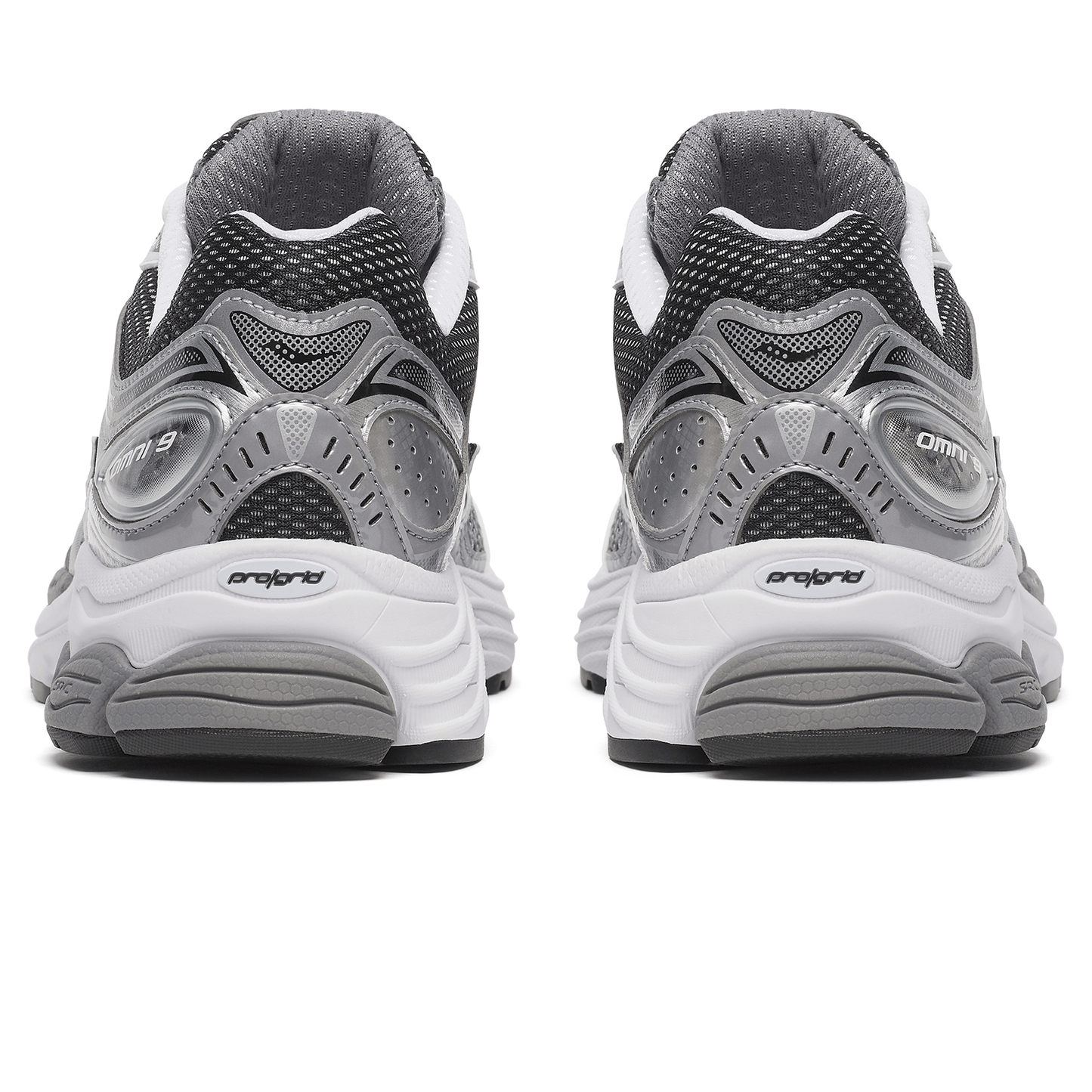 Saucony Progrid Omni 9 'Grey Silver' — UK 1 — Top View