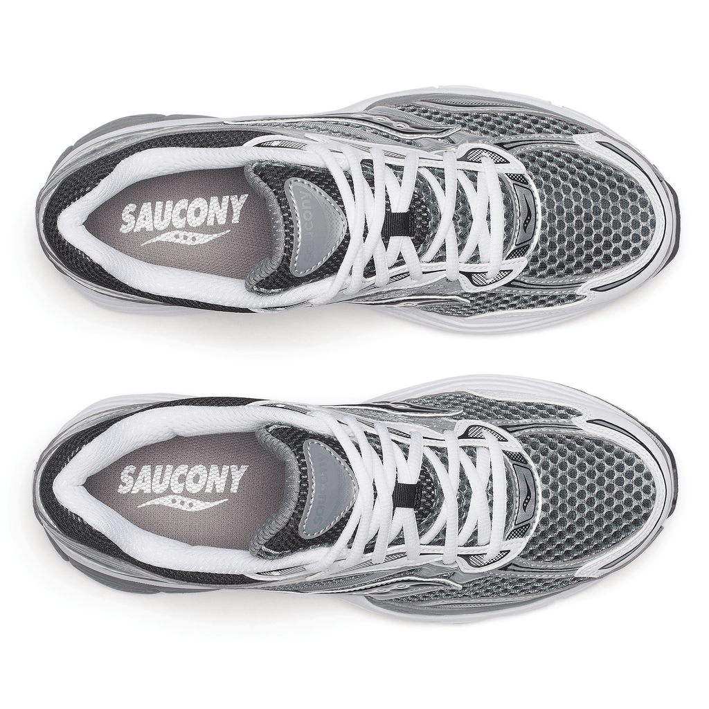 Saucony Progrid Omni 9 'Grey Silver' — UK 1 — Detail View