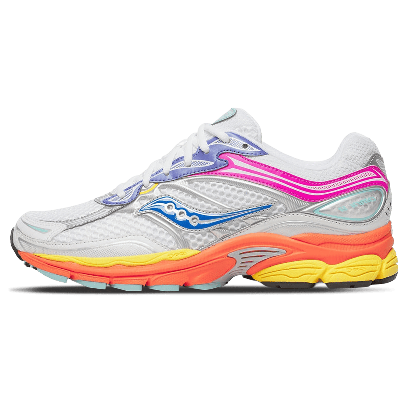 Saucony Progrid Omni 9 'White Multi' — UK 1 — Front View