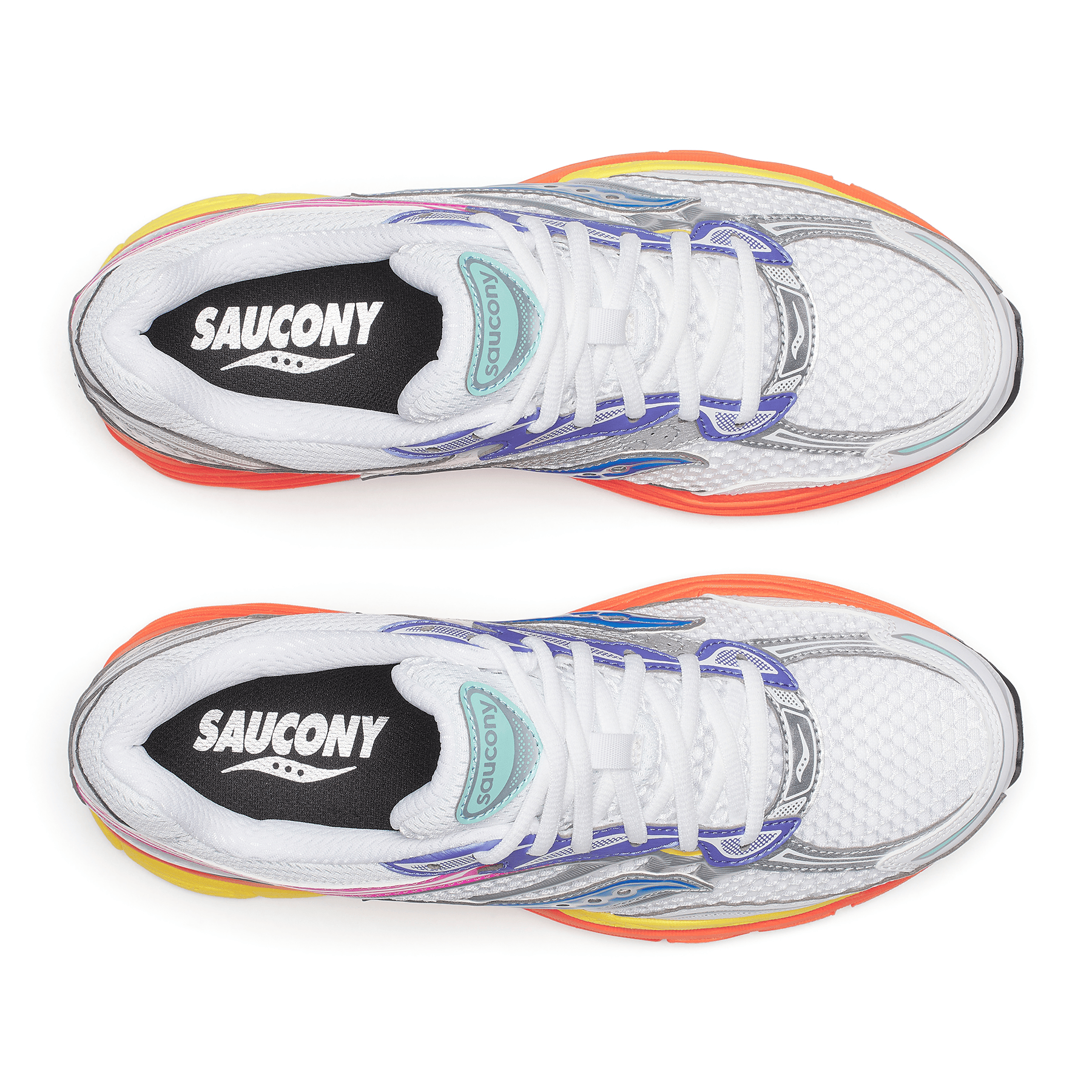 Saucony Progrid Omni 9 'White Multi' — UK 1 — Detail View