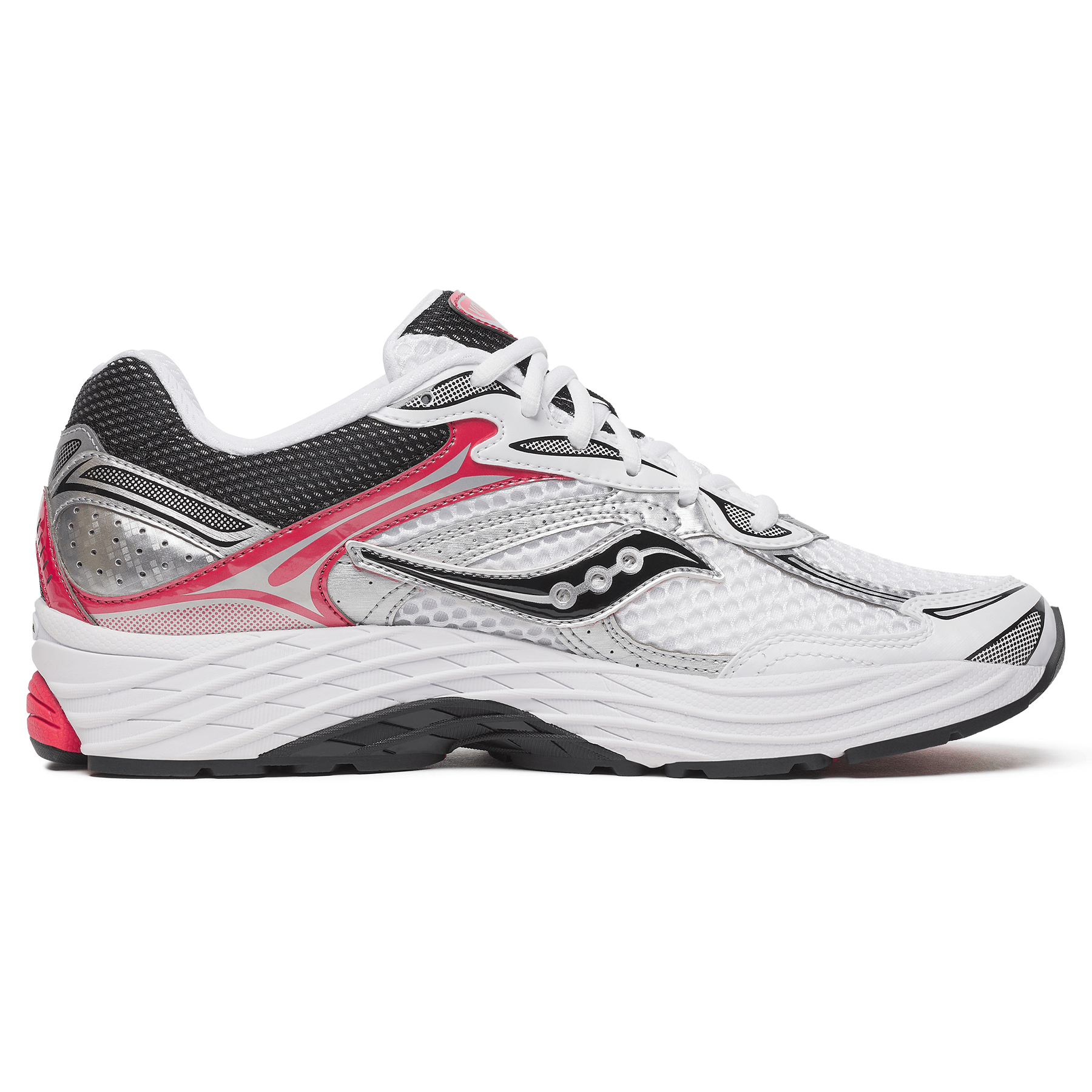 Saucony Progrid Omni 9 'White Red' — UK 1 — Side View