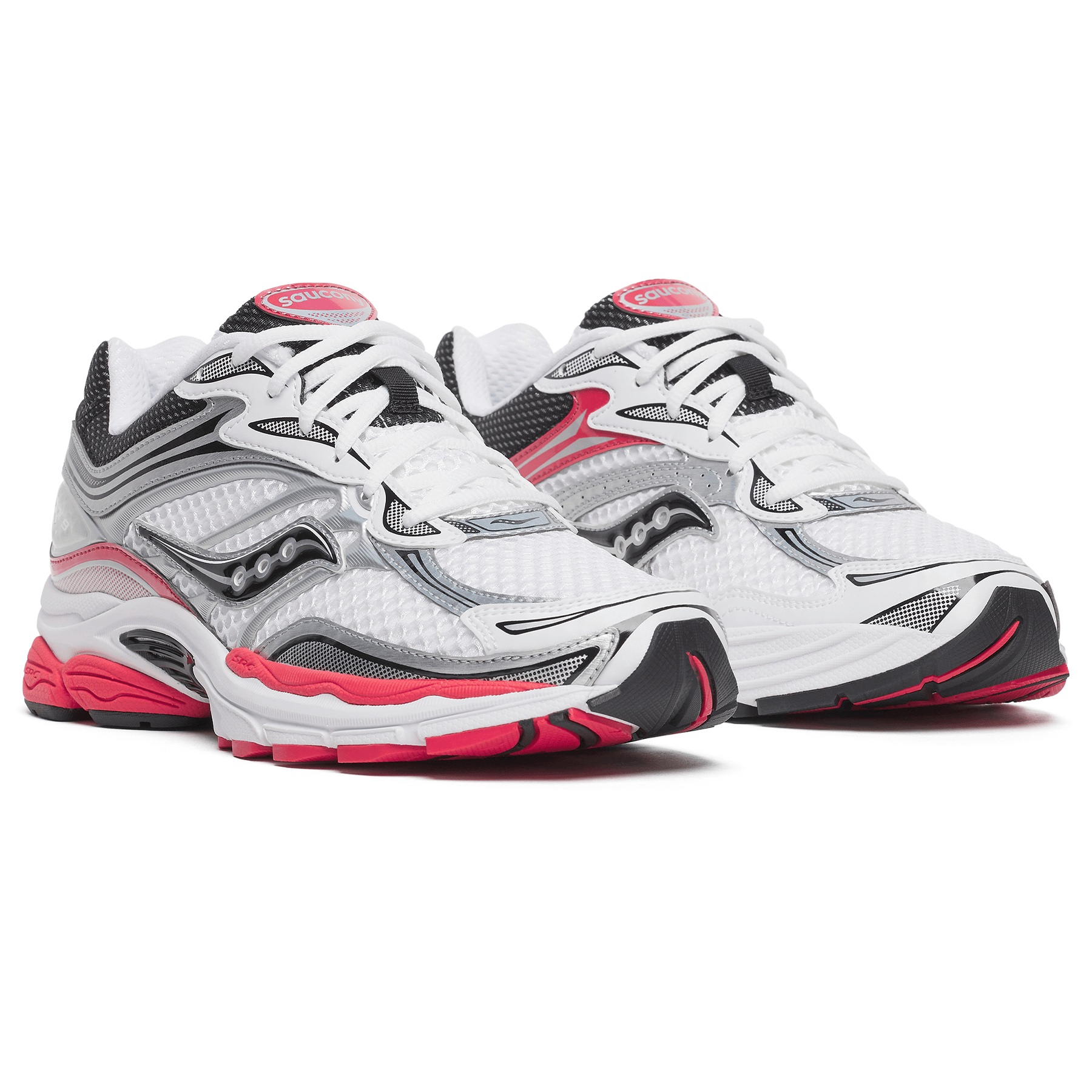 Saucony Progrid Omni 9 'White Red' — UK 1 — Back View