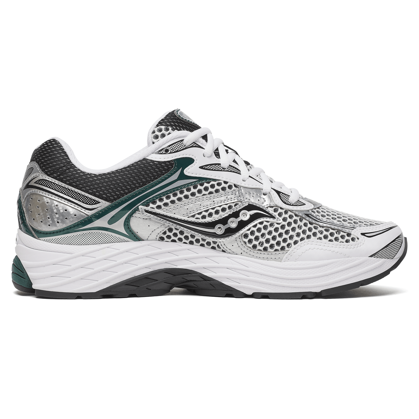 Saucony Progrid Omni 9 'White Pine Green' — UK 1 — Side View