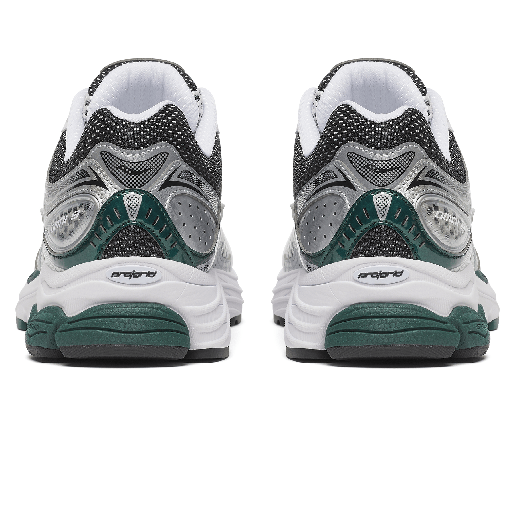 Saucony Progrid Omni 9 'White Pine Green' — UK 1 — Top View