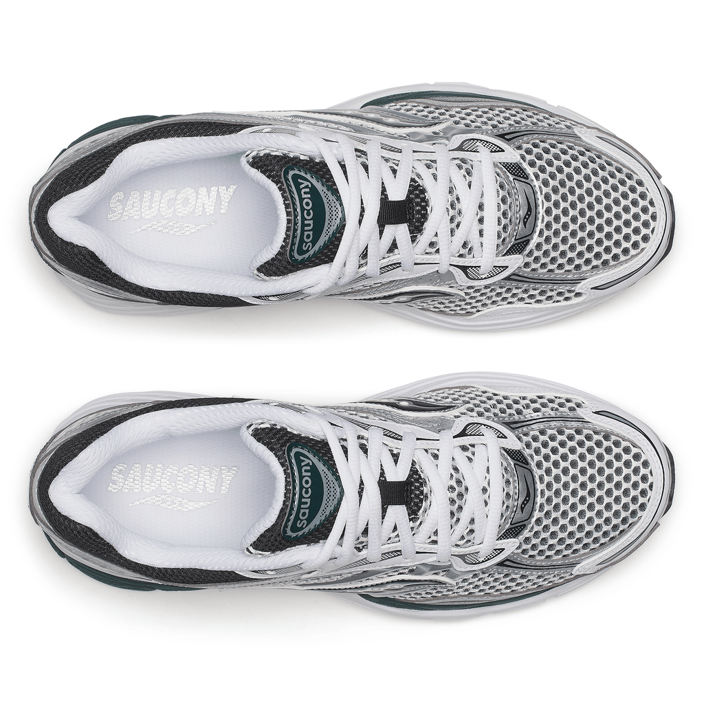Saucony Progrid Omni 9 'White Pine Green' — UK 1 — Detail View
