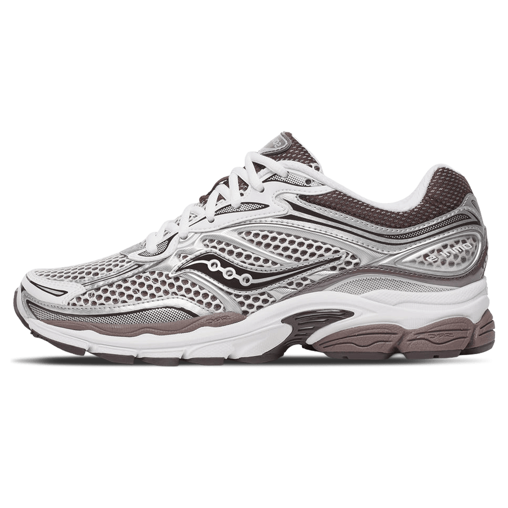 Saucony Progrid Omni 9 'White Brown' — UK 1 — Front View
