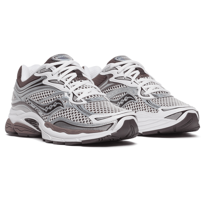 Saucony Progrid Omni 9 'White Brown' — UK 1 — Side View