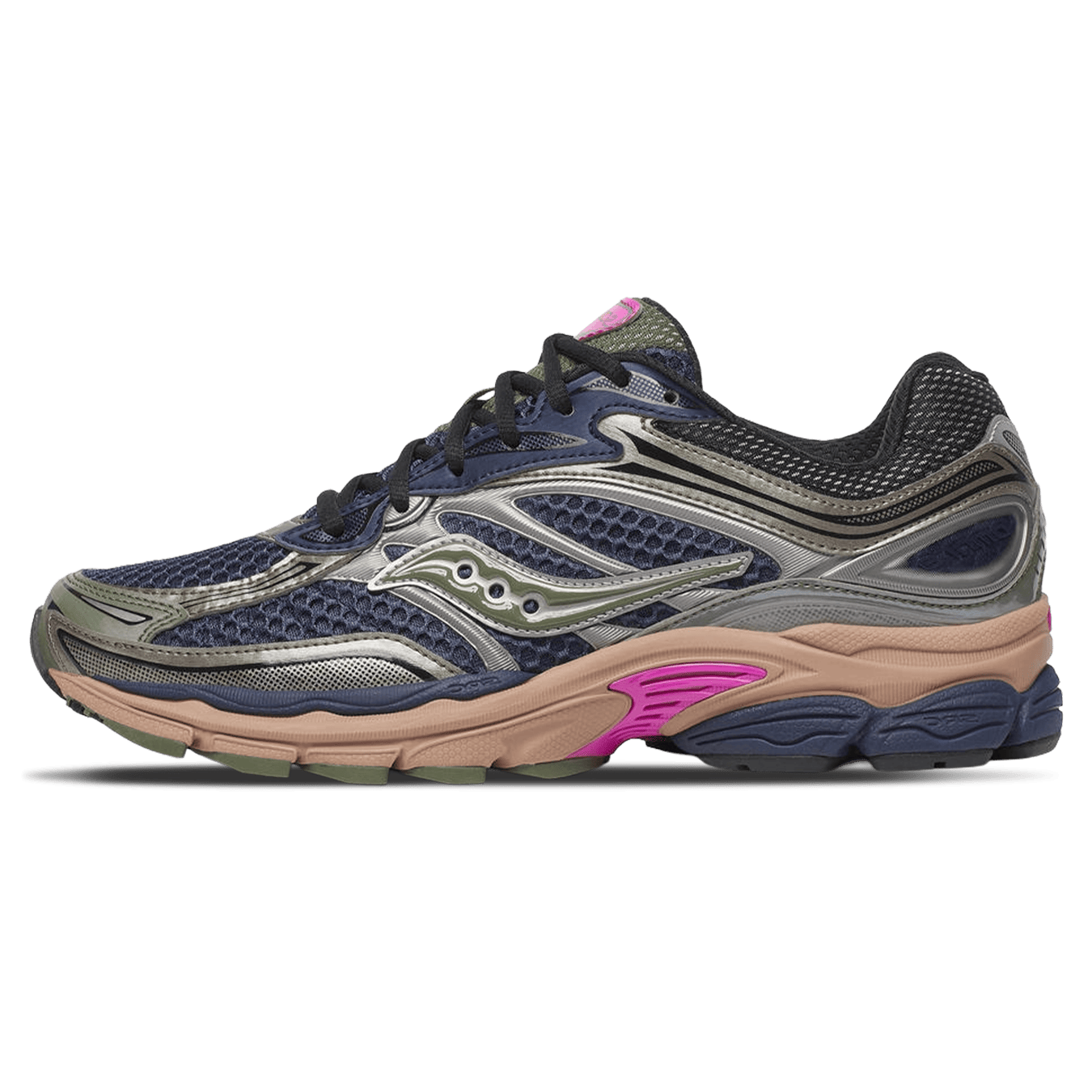 Saucony Progrid Omni 9 Disrupt 'Blue Brush' — UK 1 — Front View