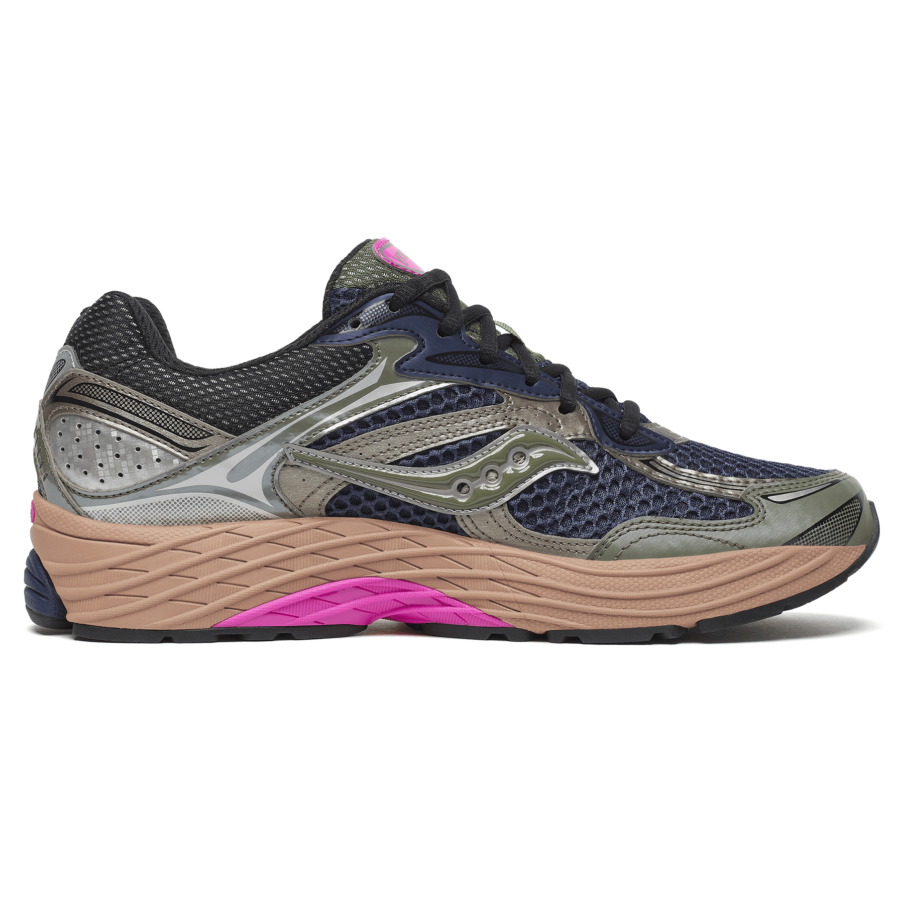 Saucony Progrid Omni 9 Disrupt 'Blue Brush' — UK 1 — Side View