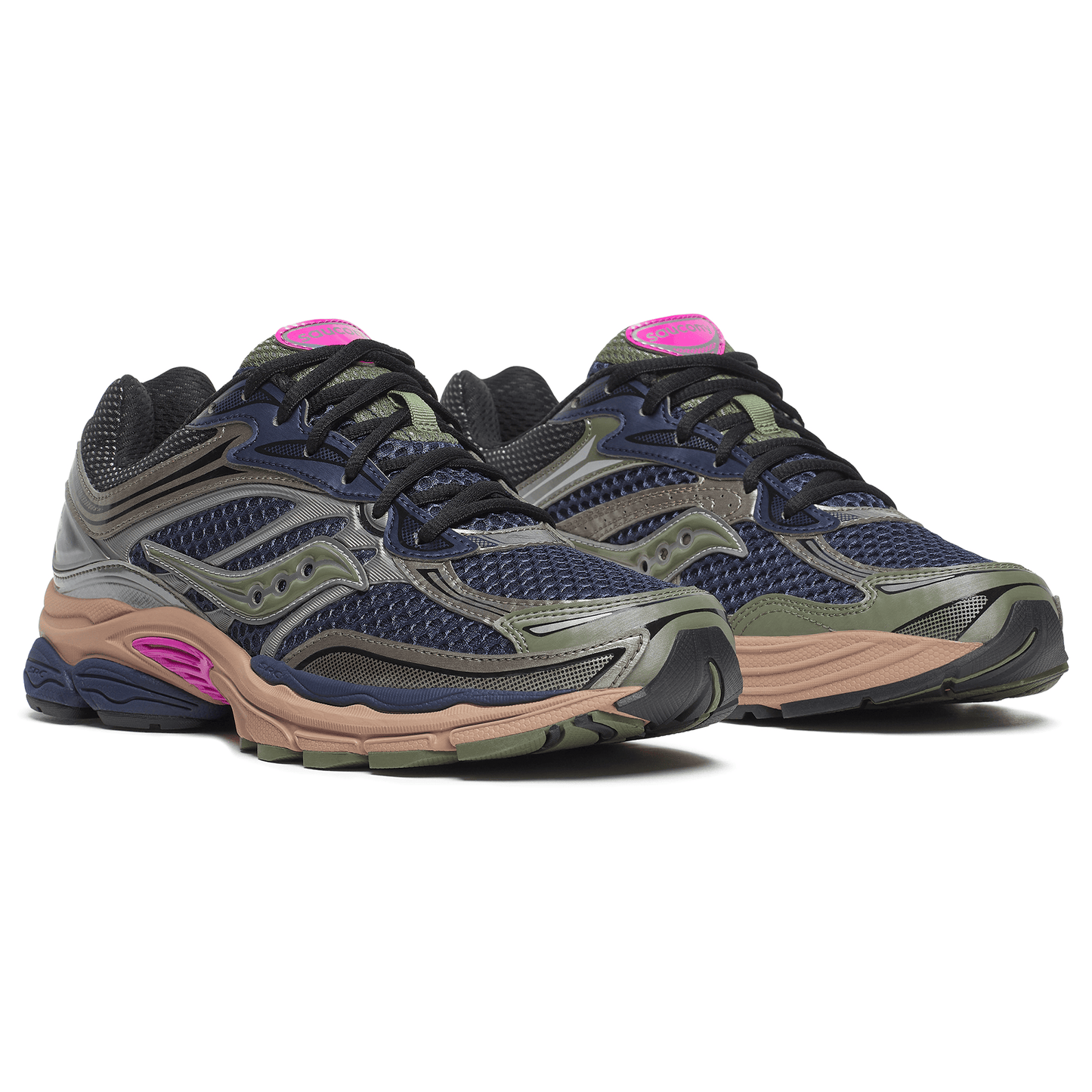 Saucony Progrid Omni 9 Disrupt 'Blue Brush' — UK 1 — Back View