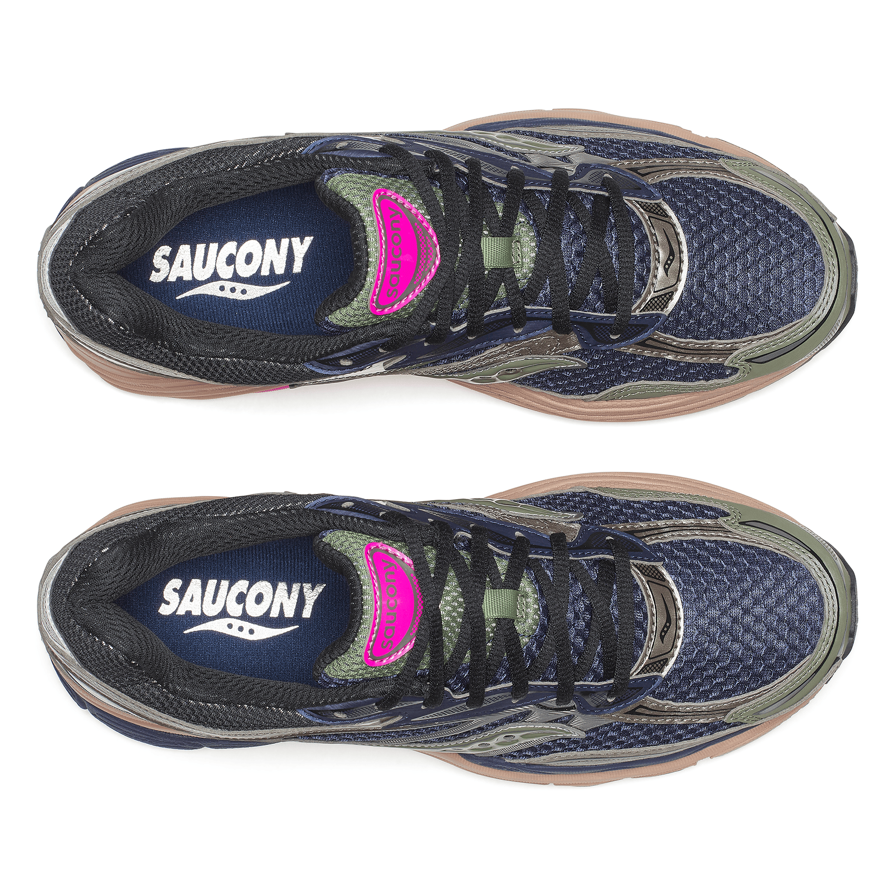Saucony Progrid Omni 9 Disrupt 'Blue Brush' — UK 1 — Detail View