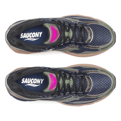 Saucony Progrid Omni 9 Disrupt 'Blue Brush' — UK 1 — Detail View