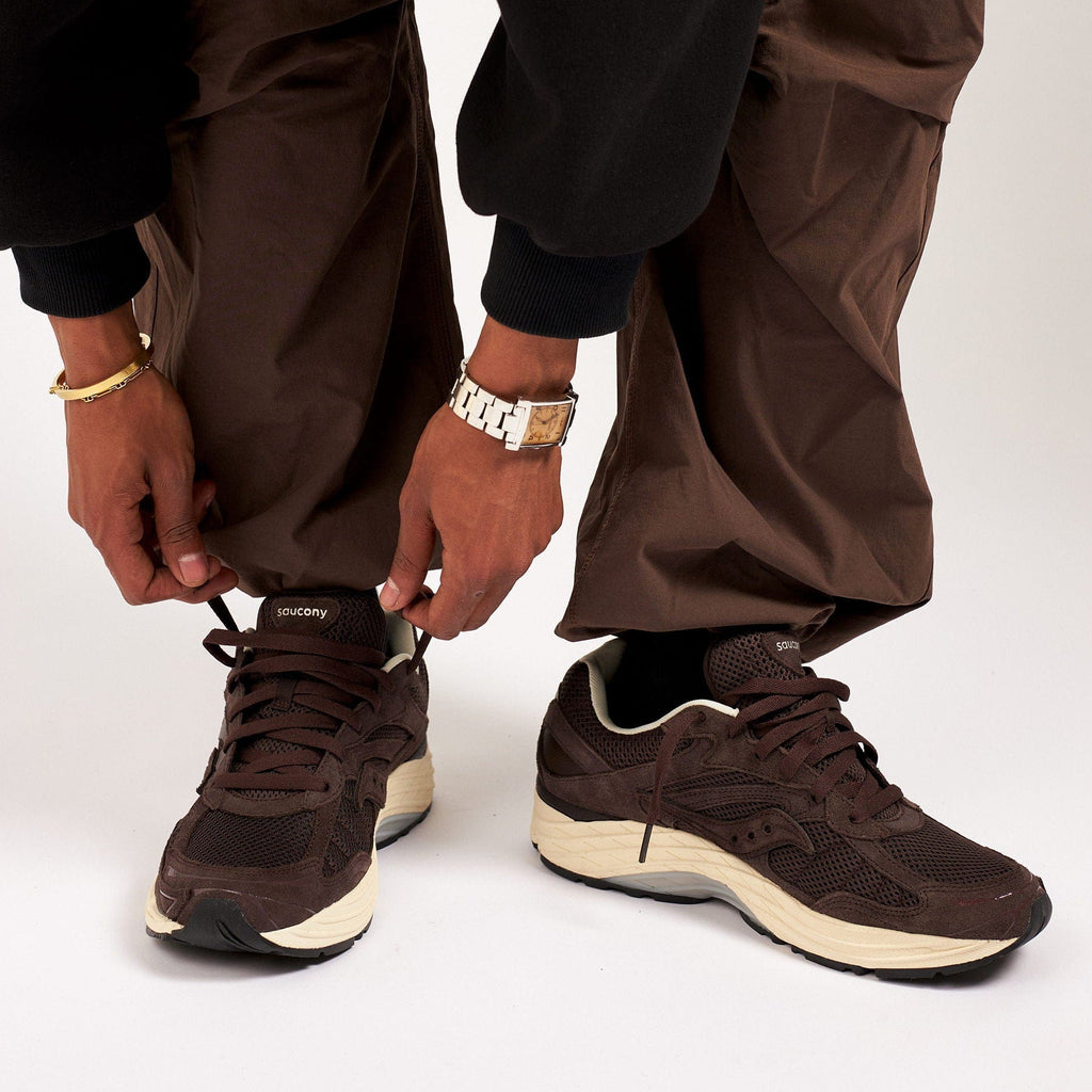 Saucony Progrid Omni 9 'Coffee' — UK 1 — Back View