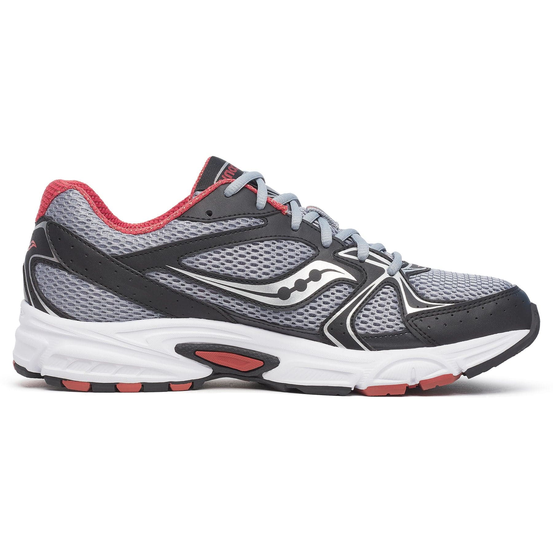 Saucony Ride Millennium 'Grey Black' — UK 1 — Side View