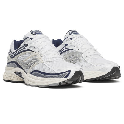 Saucony Progrid Omni 9 'White Navy' — UK 1 — Back View