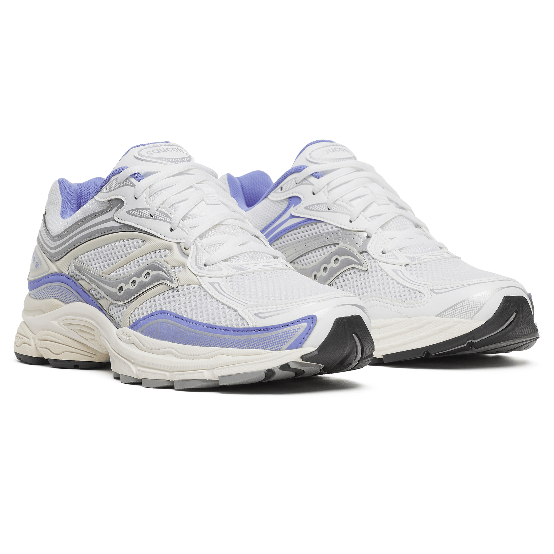 Saucony Progrid Omni 9 'White Purple' — UK 1 — Back View
